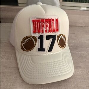 Buffalo 17 White Baseball Cap